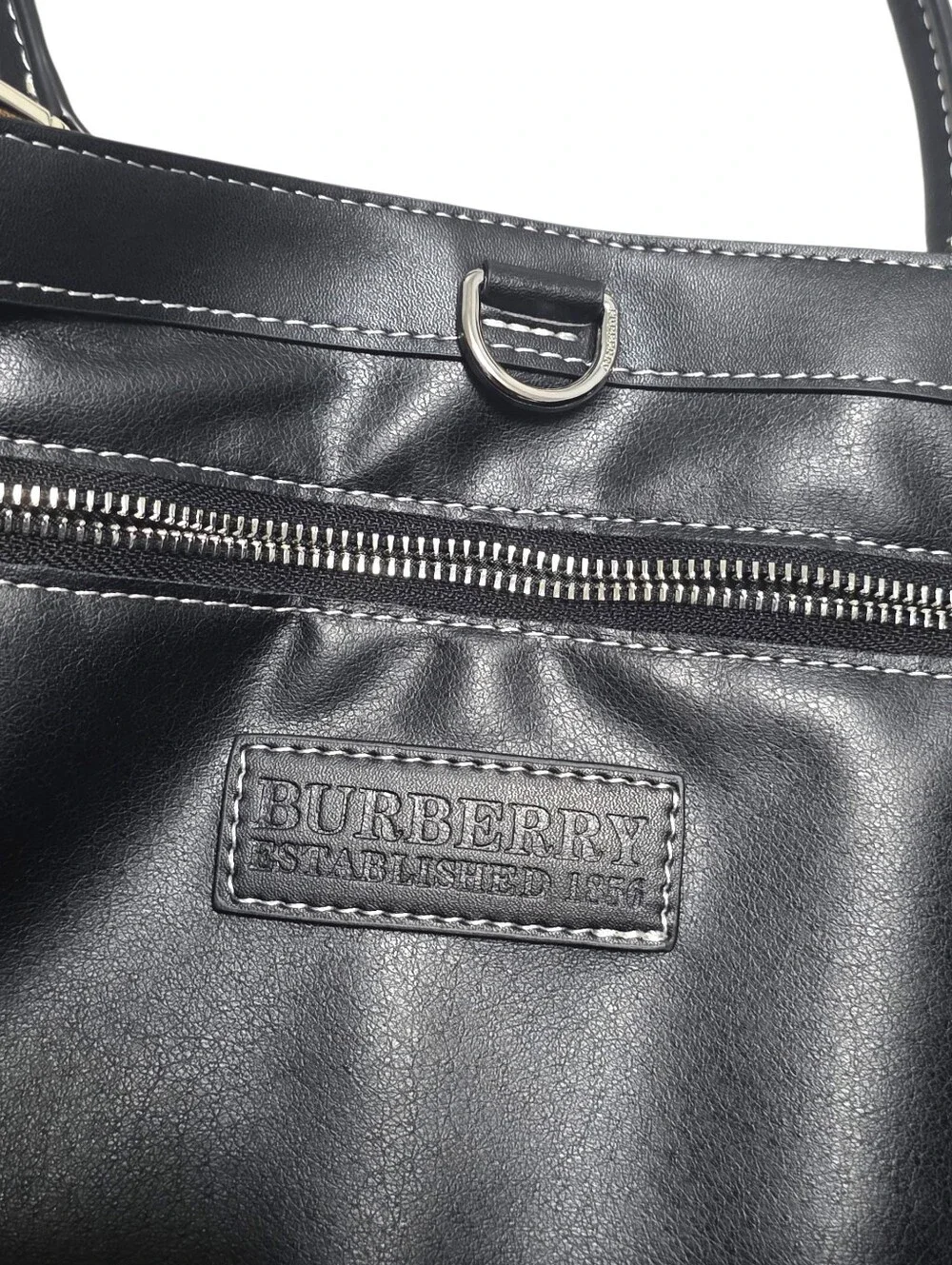 Burberry Denny Giant Check Cotton Tote Bag